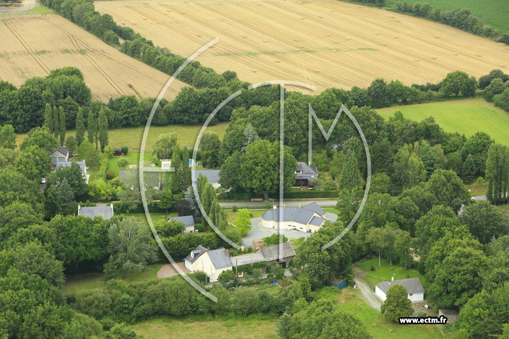Photo arienne de Grandchamps-des-Fontaines (la Chabossonire)