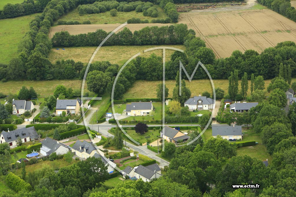 Photo arienne de Grandchamps-des-Fontaines (la Chabossonire)