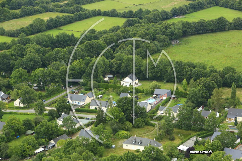 Photo arienne de Grandchamps-des-Fontaines (la Chabossonire)