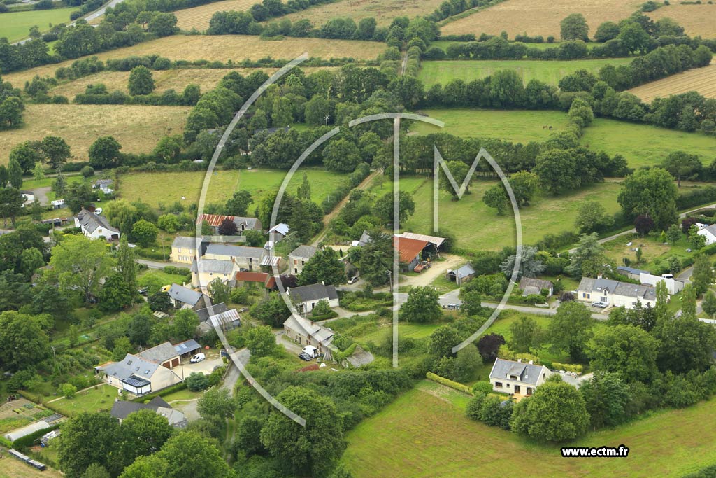 Photo arienne de Grandchamps-des-Fontaines (la Grande Haie)