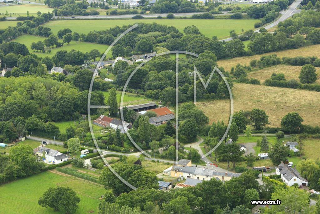 Photo arienne de Grandchamps-des-Fontaines (la Grande Haie)