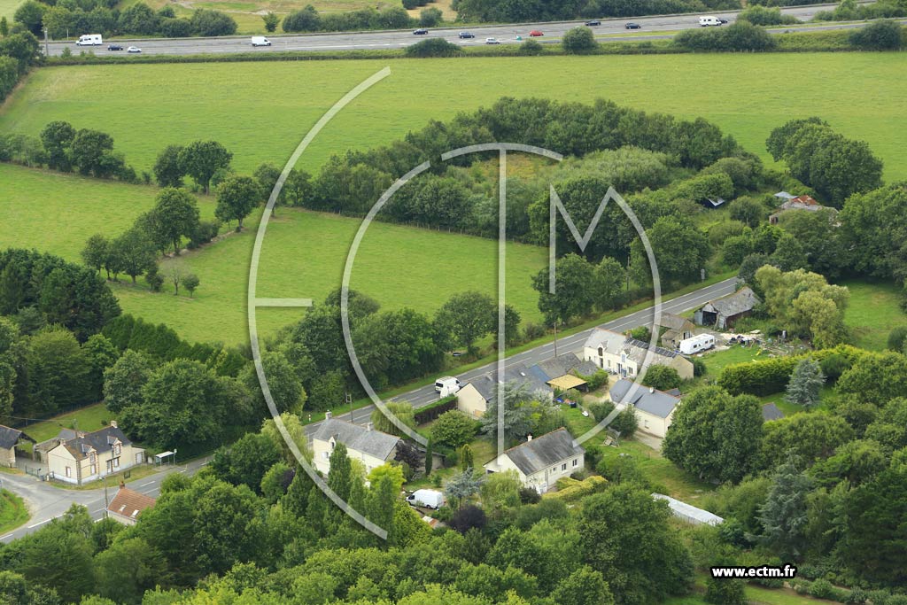 Photo arienne de Grandchamps-des-Fontaines (la Grande Haie)