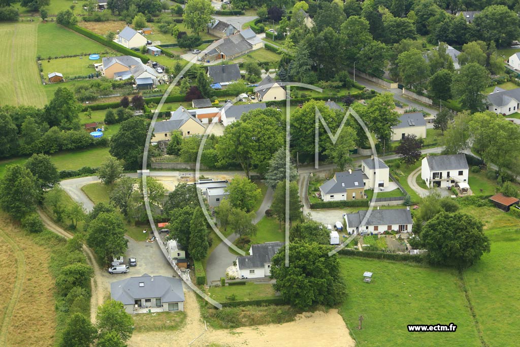 Photo arienne de Grandchamps-des-Fontaines (la Grulire)