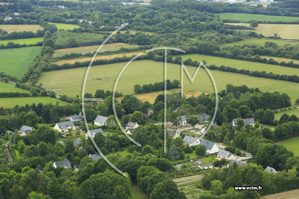 Photo arienne de Grandchamps-des-Fontaines (la Rinire - la Rochre)