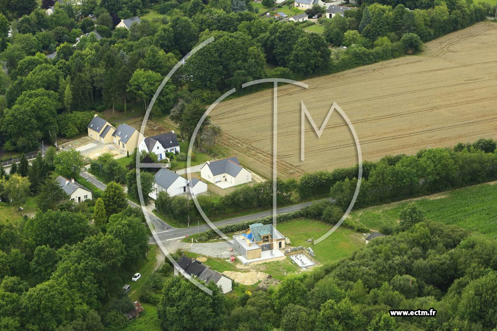 Photo arienne de Grandchamps-des-Fontaines (la Rinire - la Rochre)