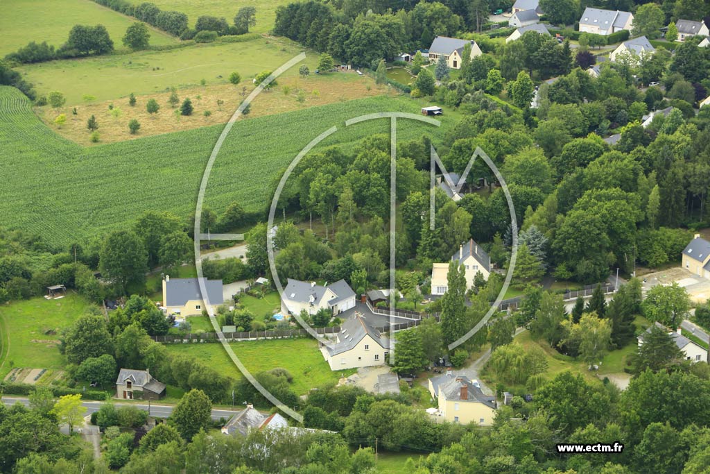 Photo arienne de Grandchamps-des-Fontaines (la Rinire - la Rochre)