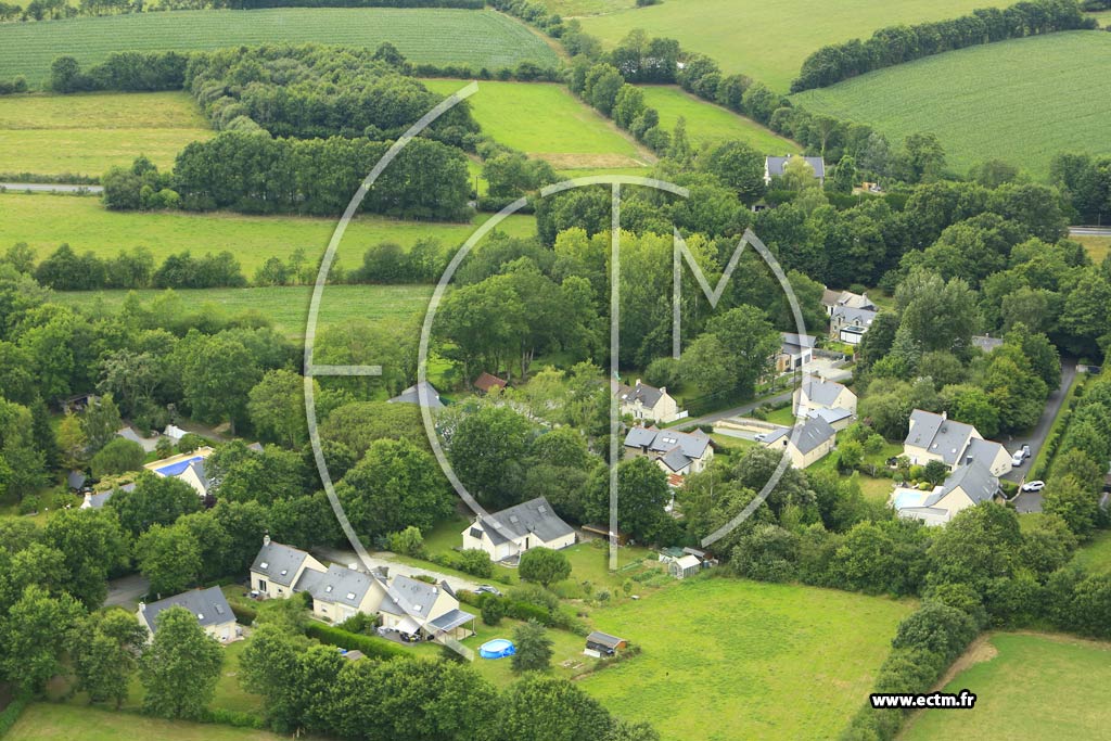 Photo arienne de Grandchamps-des-Fontaines (la Rinire - la Rochre)