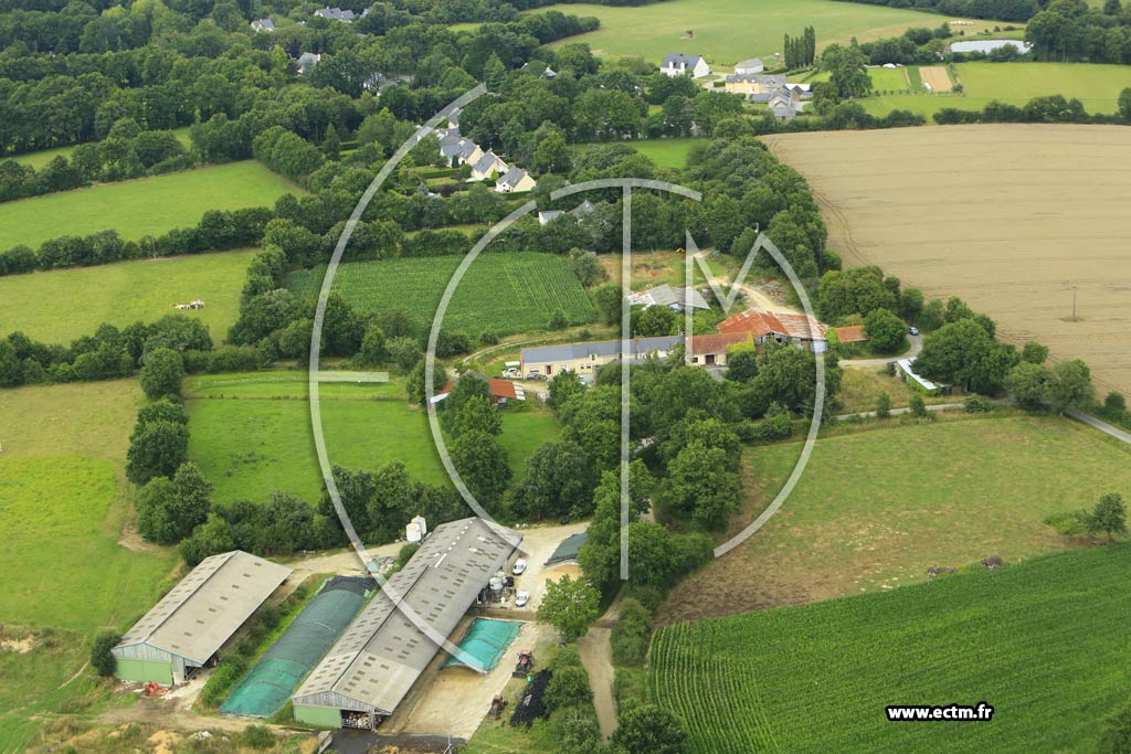 Photo arienne de Grandchamps-des-Fontaines (la Rinire - la Rochre)