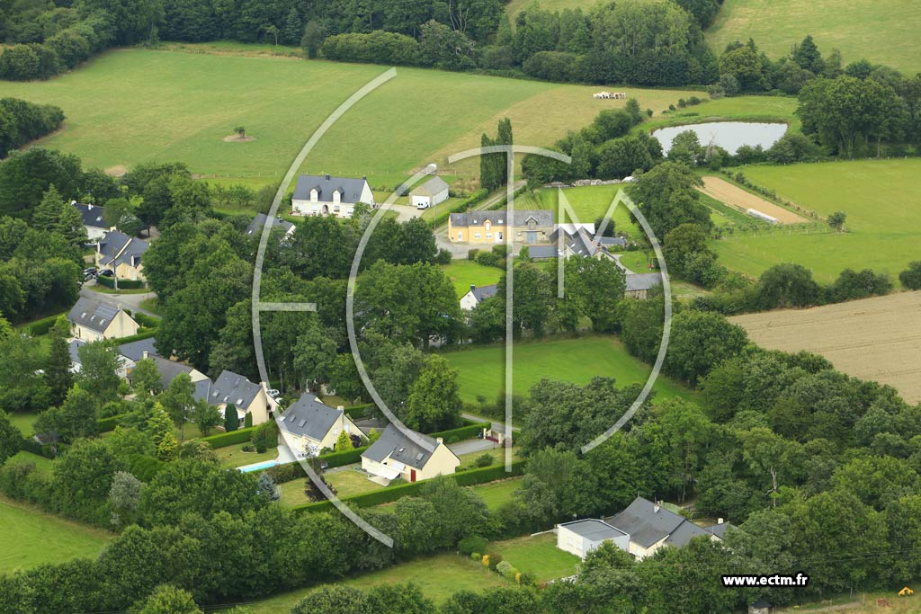 Photo arienne de Grandchamps-des-Fontaines (la Rinire - la Rochre)