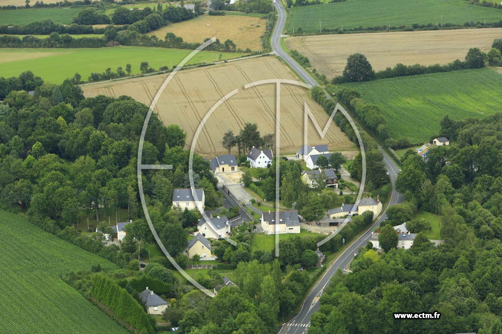 Photo arienne de Grandchamps-des-Fontaines (la Rinire - la Rochre)