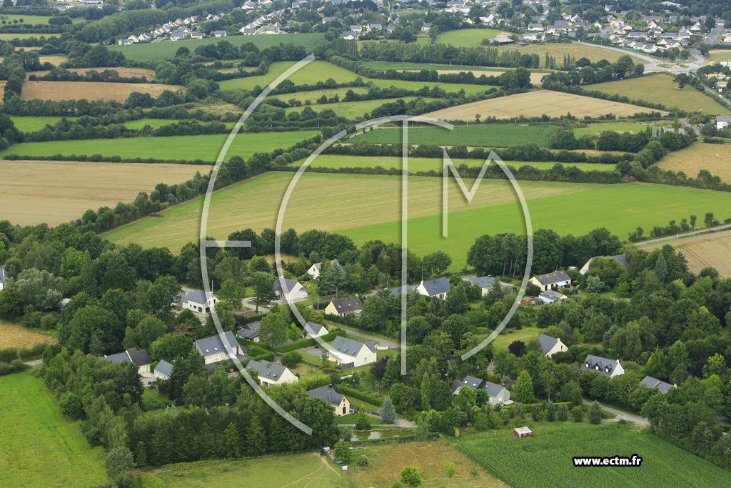 Photo arienne de Grandchamps-des-Fontaines (la Rinire - la Rochre)