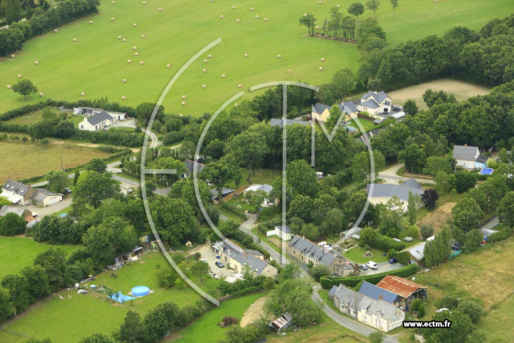 Photo arienne de Grandchamps-des-Fontaines (le Pas des Haies)