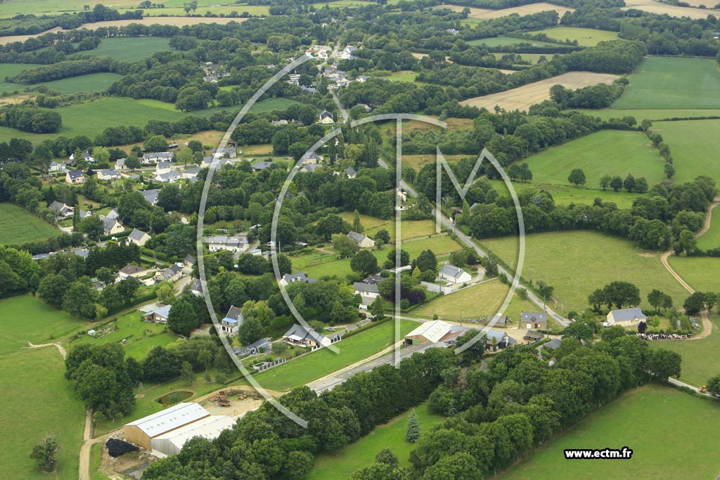 Photo arienne de Grandchamps-des-Fontaines (les Chnaies)