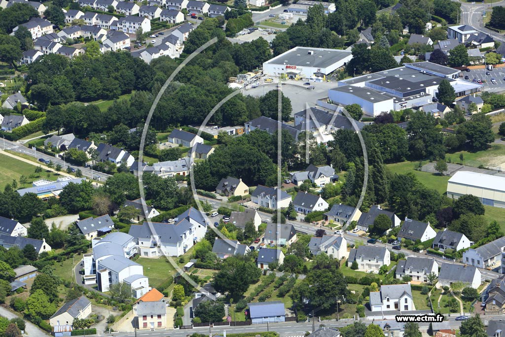 Photo arienne de La Chapelle-sur-Erdre (Centre)