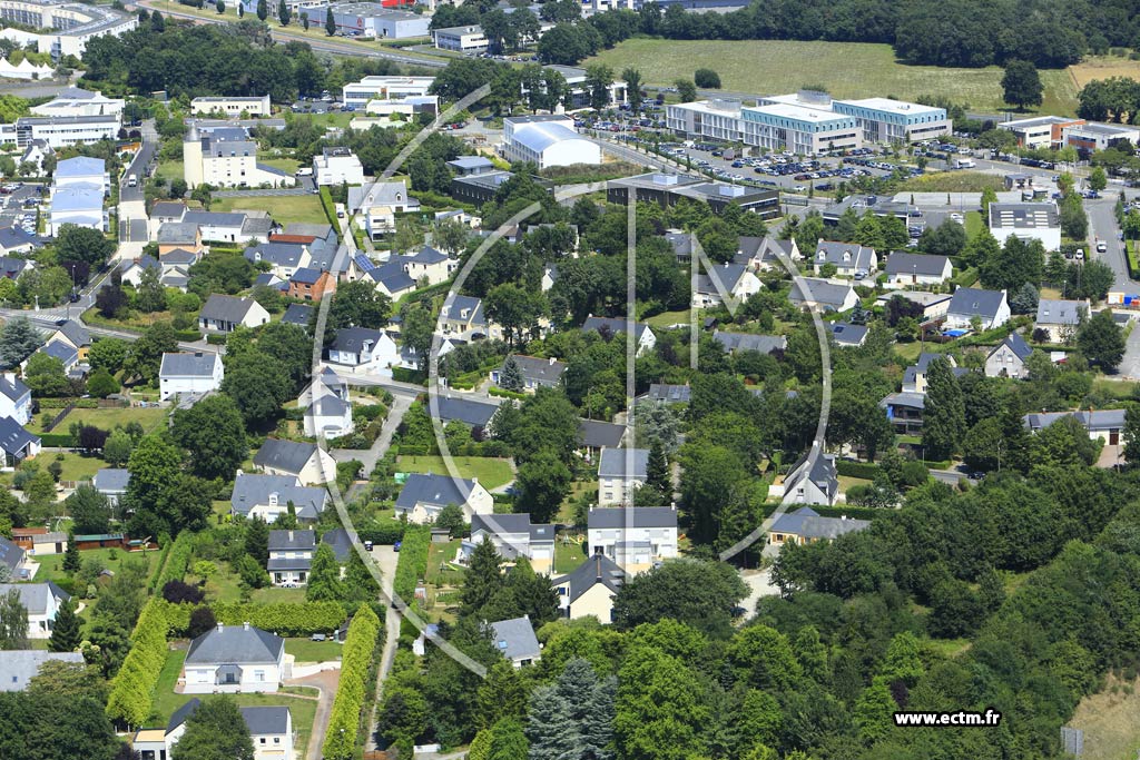 Photo arienne de La Chapelle-sur-Erdre (les Cahraux)
