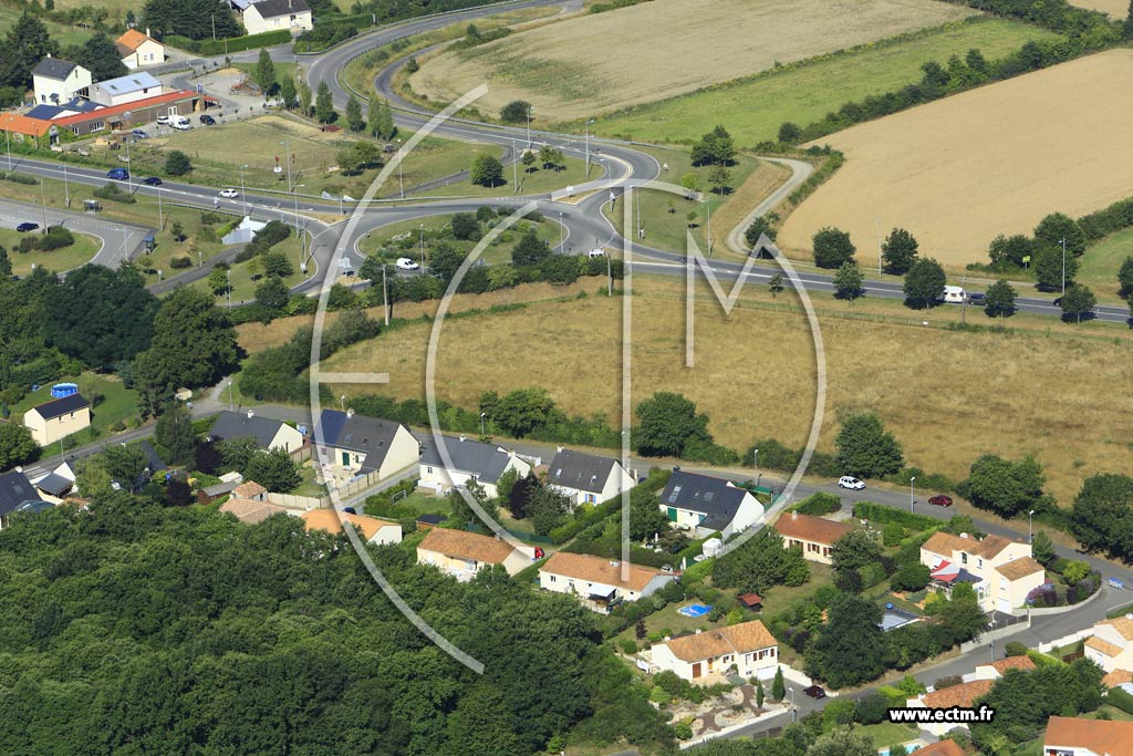 Photo arienne de Mauves-sur-Loire (la Verdire)