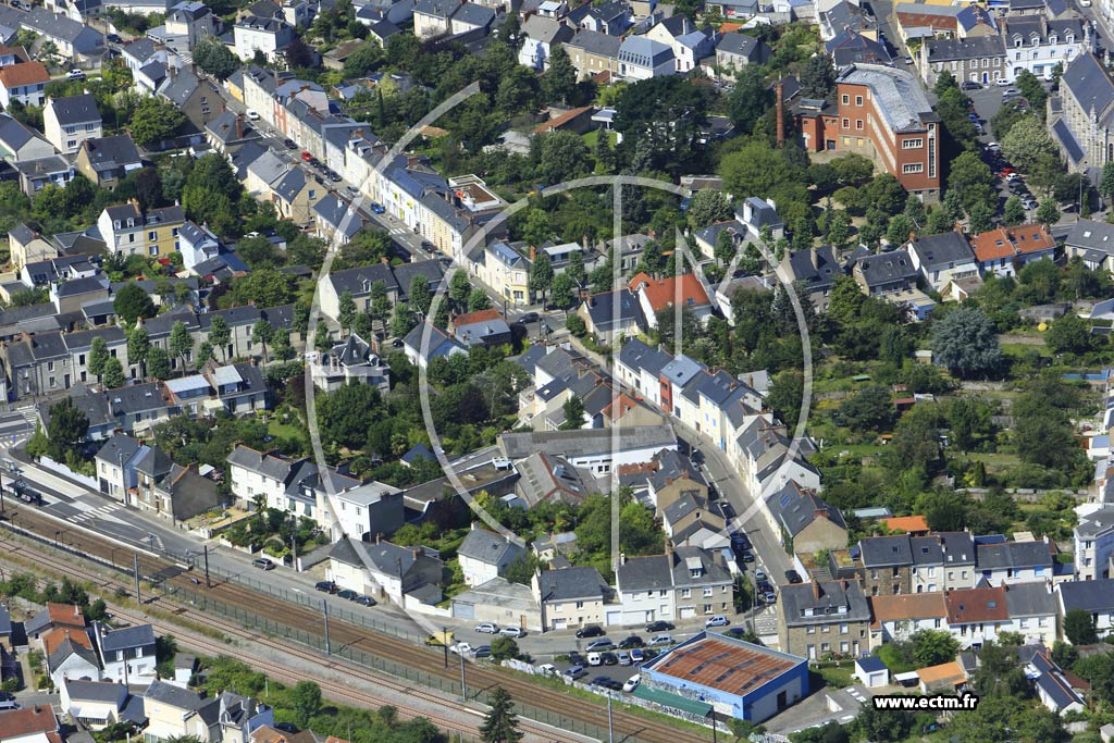 Photo arienne de Nantes (Dalby)