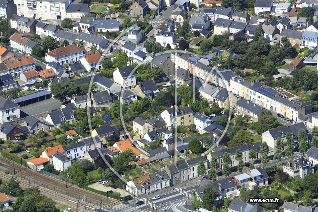 Photo arienne de Nantes (Dalby)