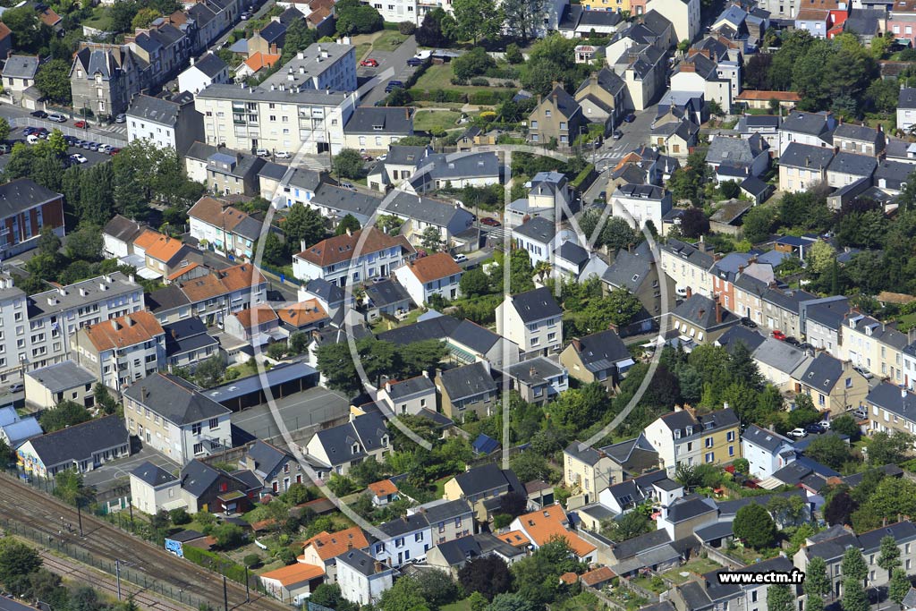 Photo arienne de Nantes (Dalby)
