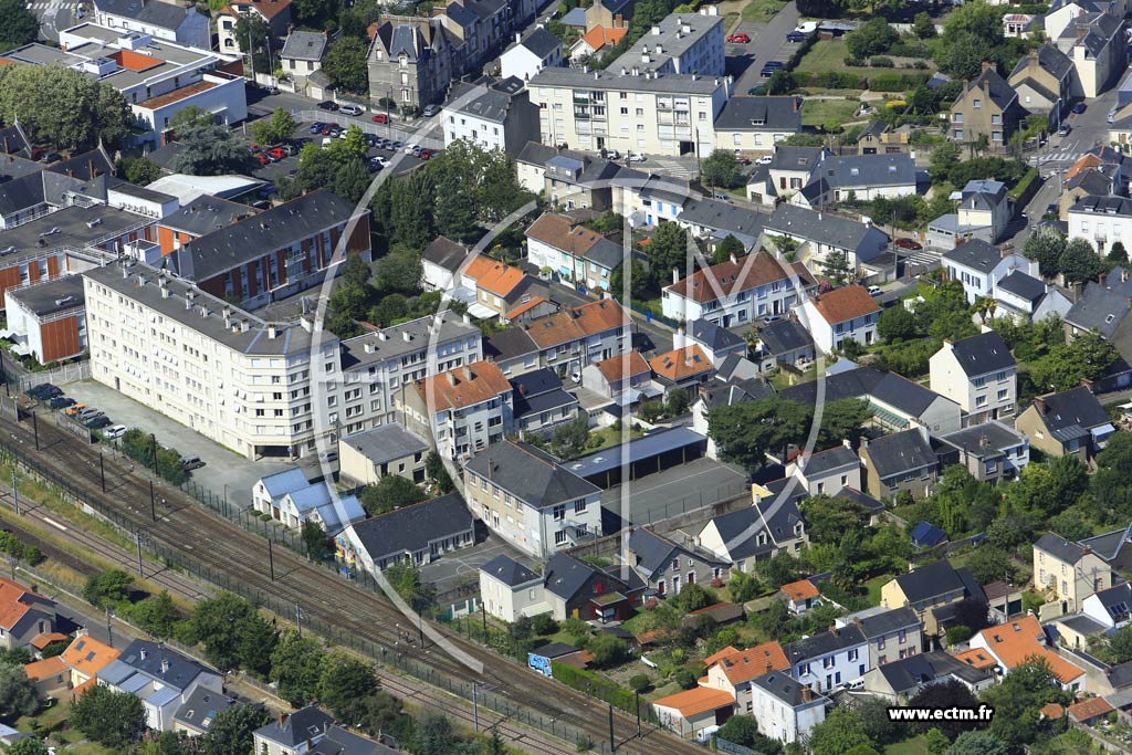 Photo arienne de Nantes (Dalby)