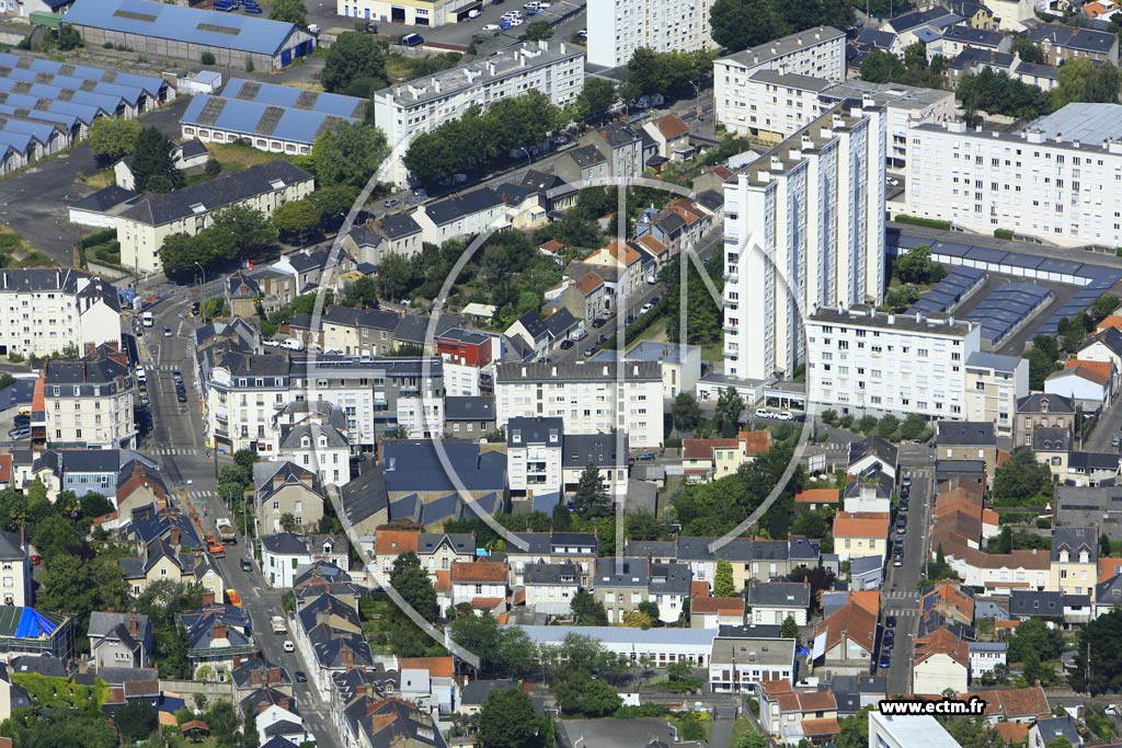 Photo arienne de Nantes (Dalby)