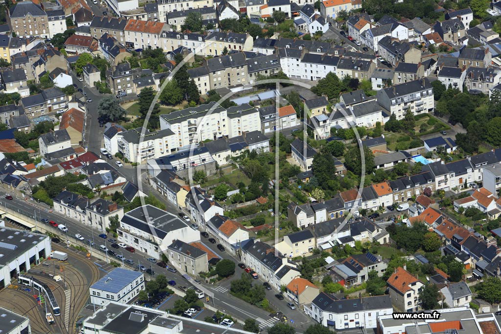 Photo arienne de Nantes (Dalby)
