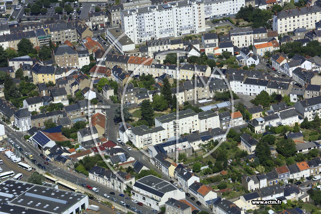 Photo arienne de Nantes (Dalby)