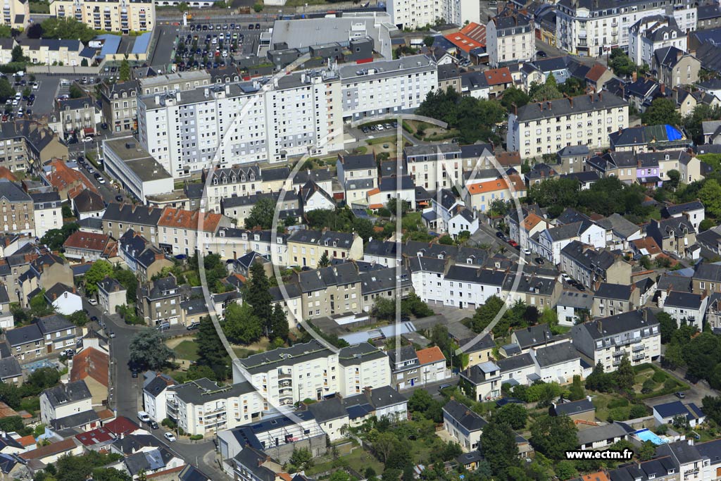 Photo arienne de Nantes (Dalby)