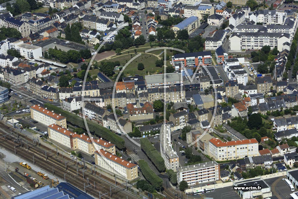 Photo arienne de Nantes (Dalby)