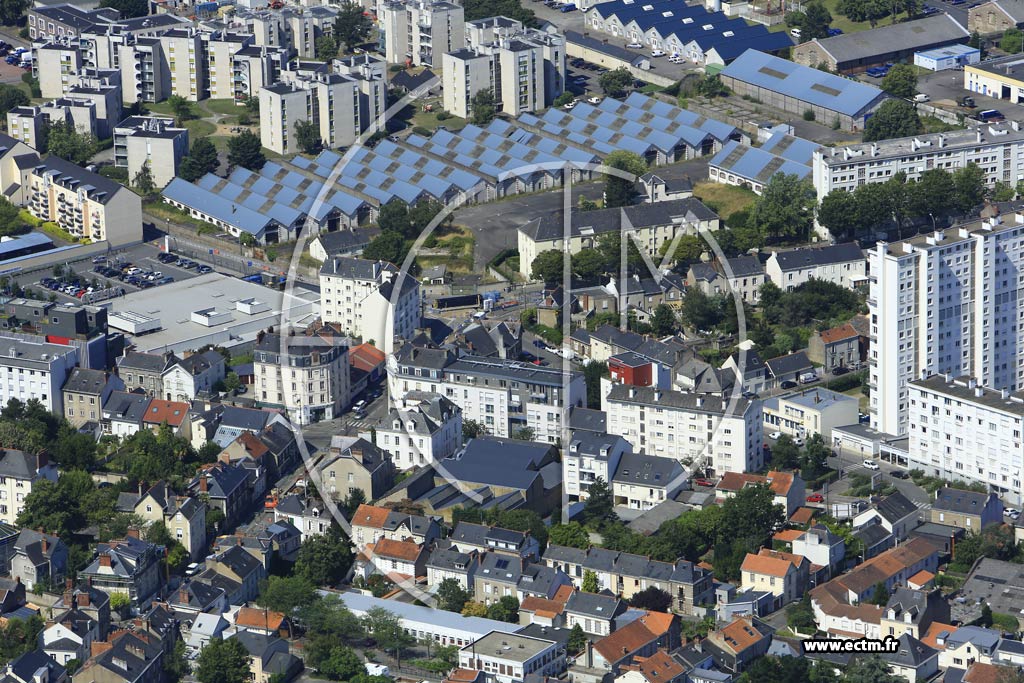 Photo arienne de Nantes (Dalby)