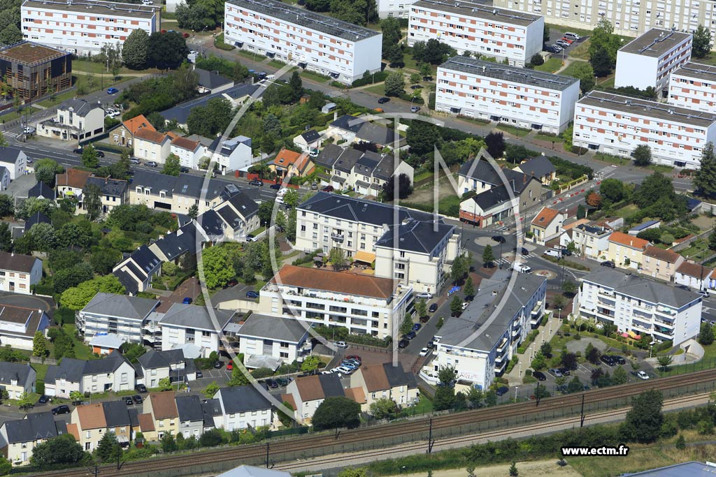 Photo arienne de Nantes (la Bottire)