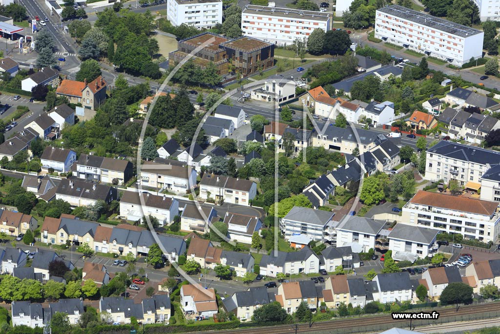 Photo arienne de Nantes (la Bottire)