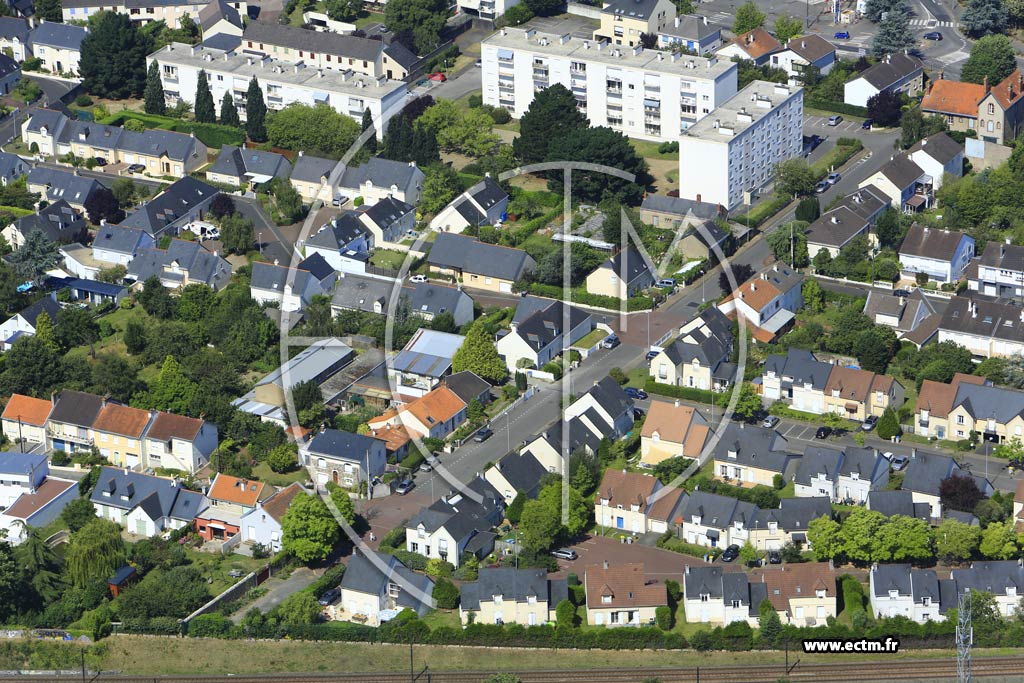 Photo arienne de Nantes (la Bottire)