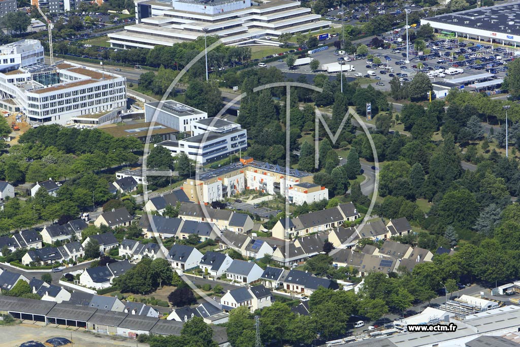 Photo arienne de Nantes (la Garde)