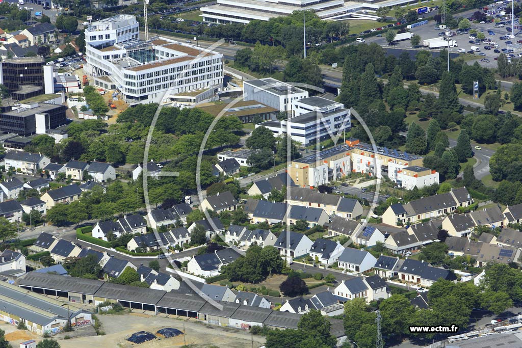 Photo arienne de Nantes (la Garde)