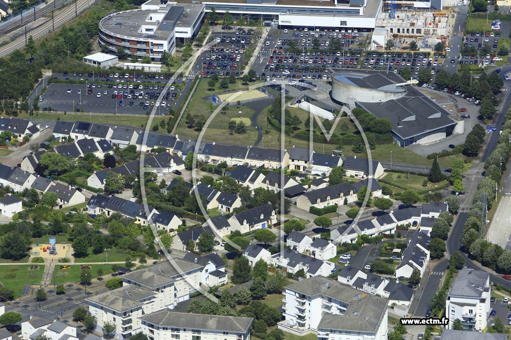 Photo arienne de Nantes (la Haluchre)