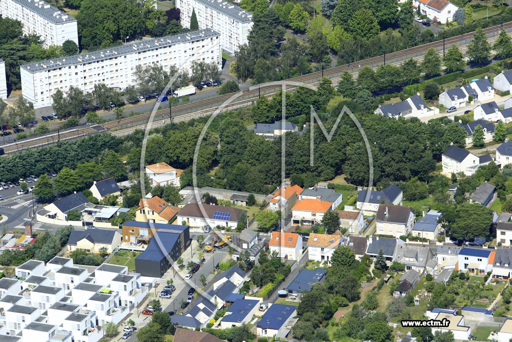 Photo arienne de Nantes (la Haluchre)
