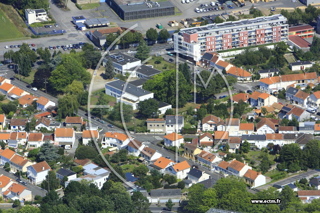 Photo arienne de Nantes (la Pilotire)