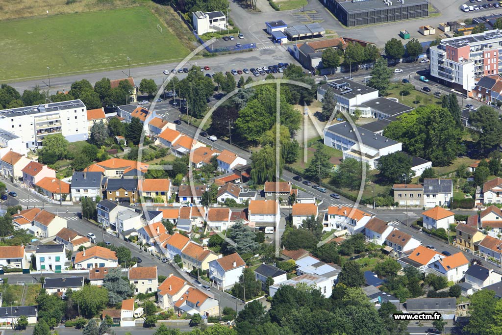 Photo arienne de Nantes (la Pilotire)