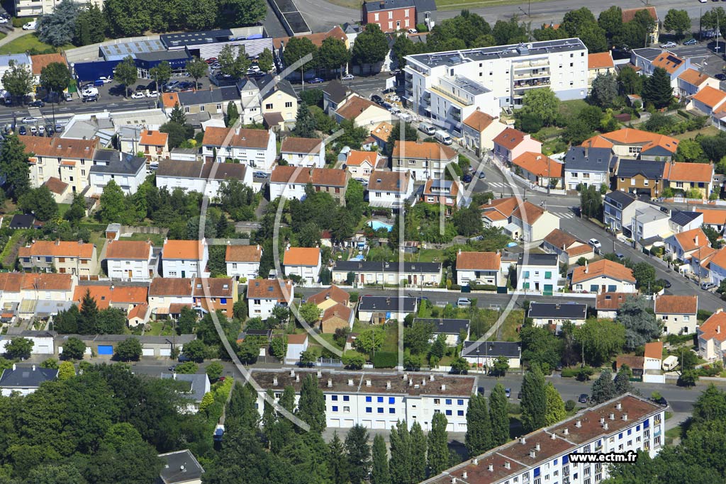Photo arienne de Nantes (la Pilotire)