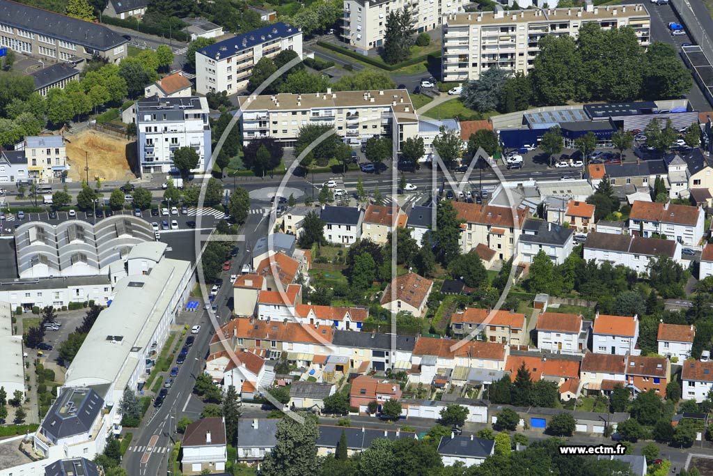 Photo arienne de Nantes (la Pilotire)