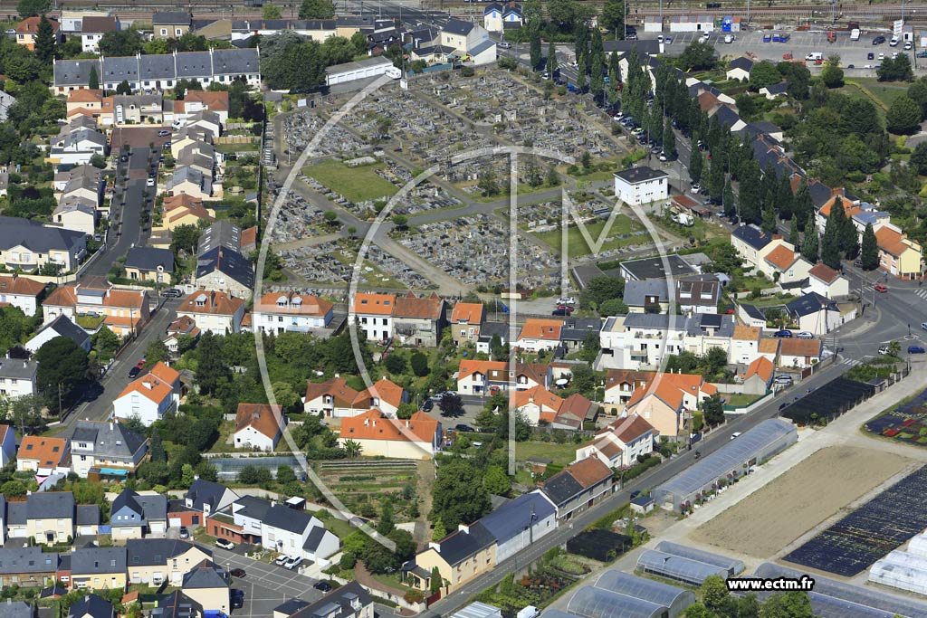 Photo arienne de Nantes (le Brlis)
