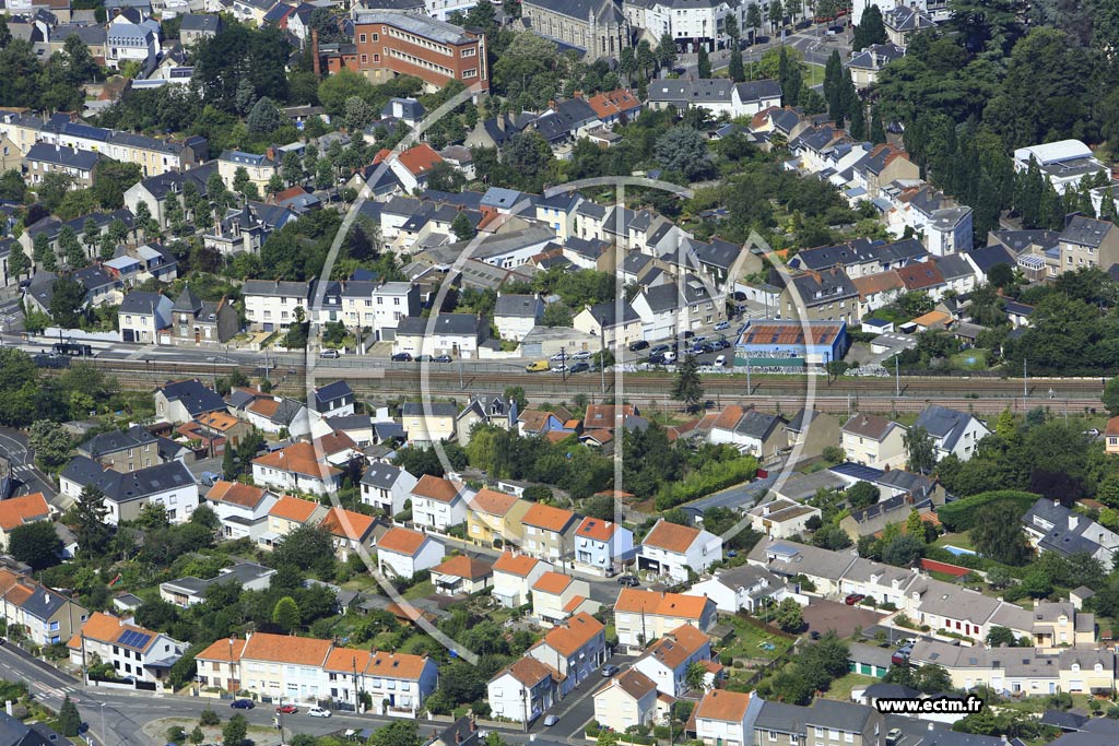 Photo arienne de Nantes (le Brlis)