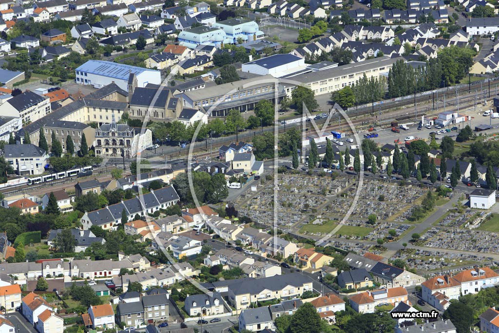 Photo arienne de Nantes (le Brlis)