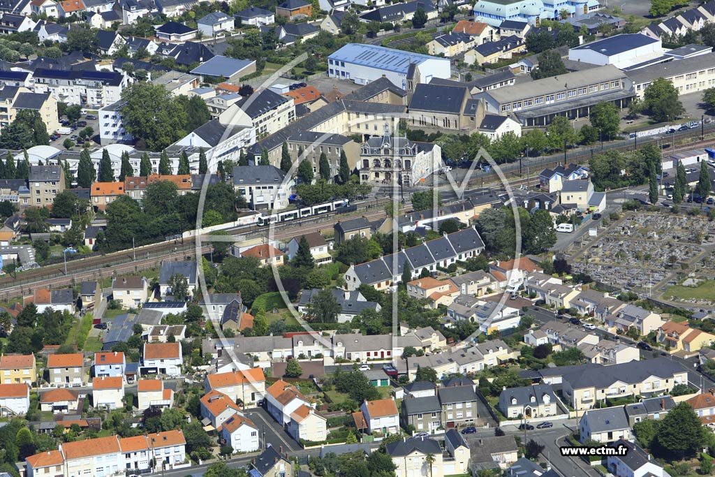 Photo arienne de Nantes (le Brlis)