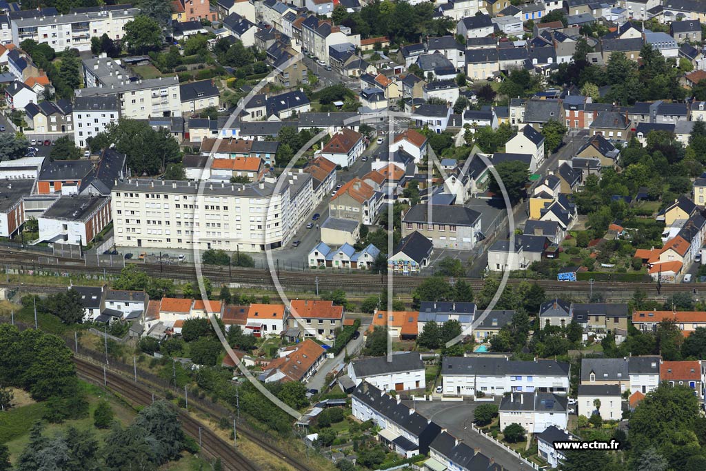Photo arienne de Nantes (le Brlis)
