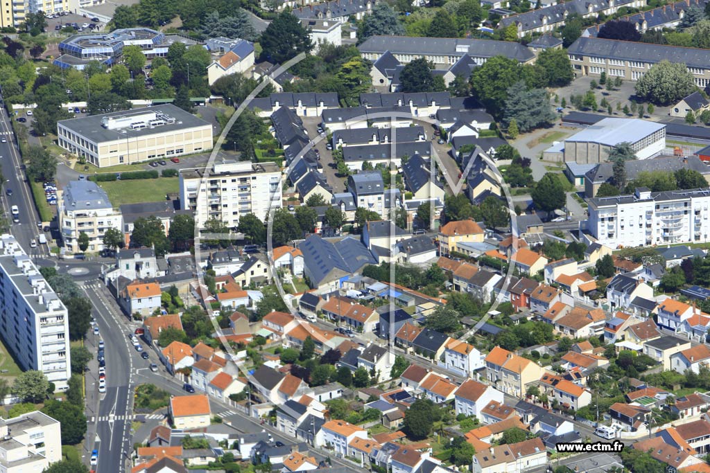 Photo arienne de Nantes (le Croissant)