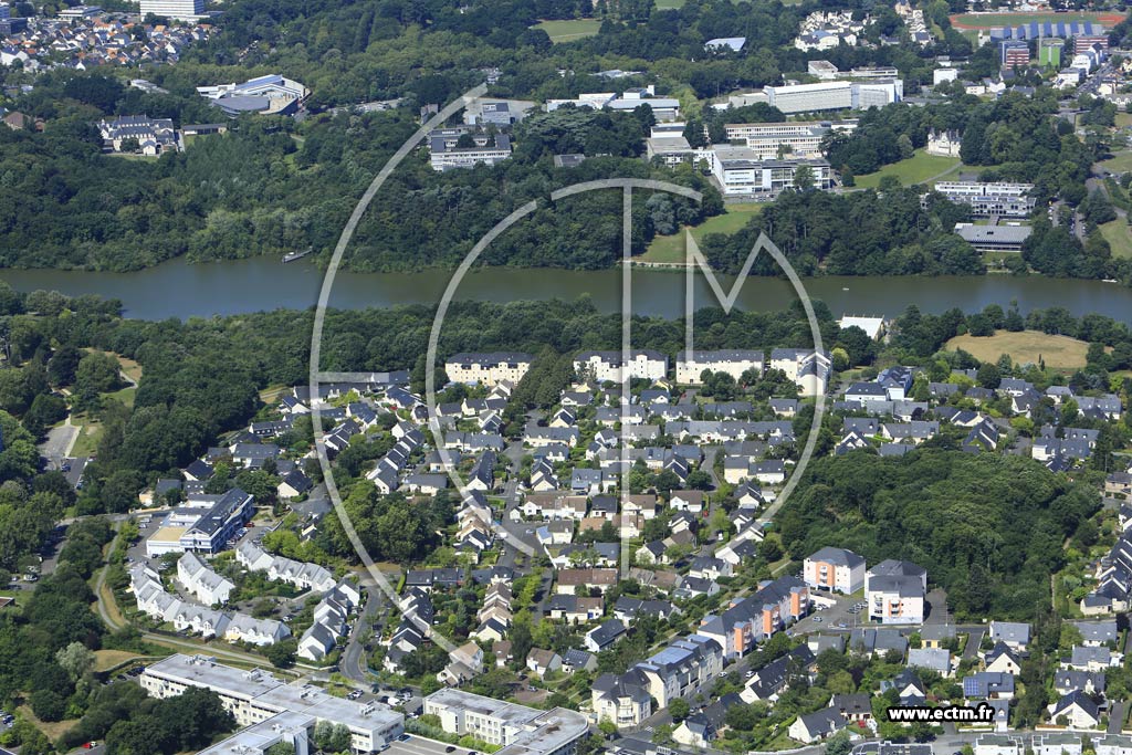 Photo arienne de Nantes (le Grand Clos)