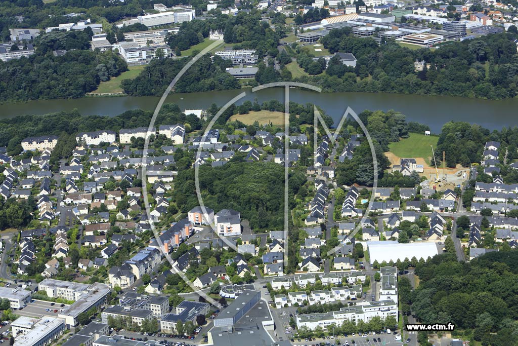 Photo arienne de Nantes (le Grand Clos)