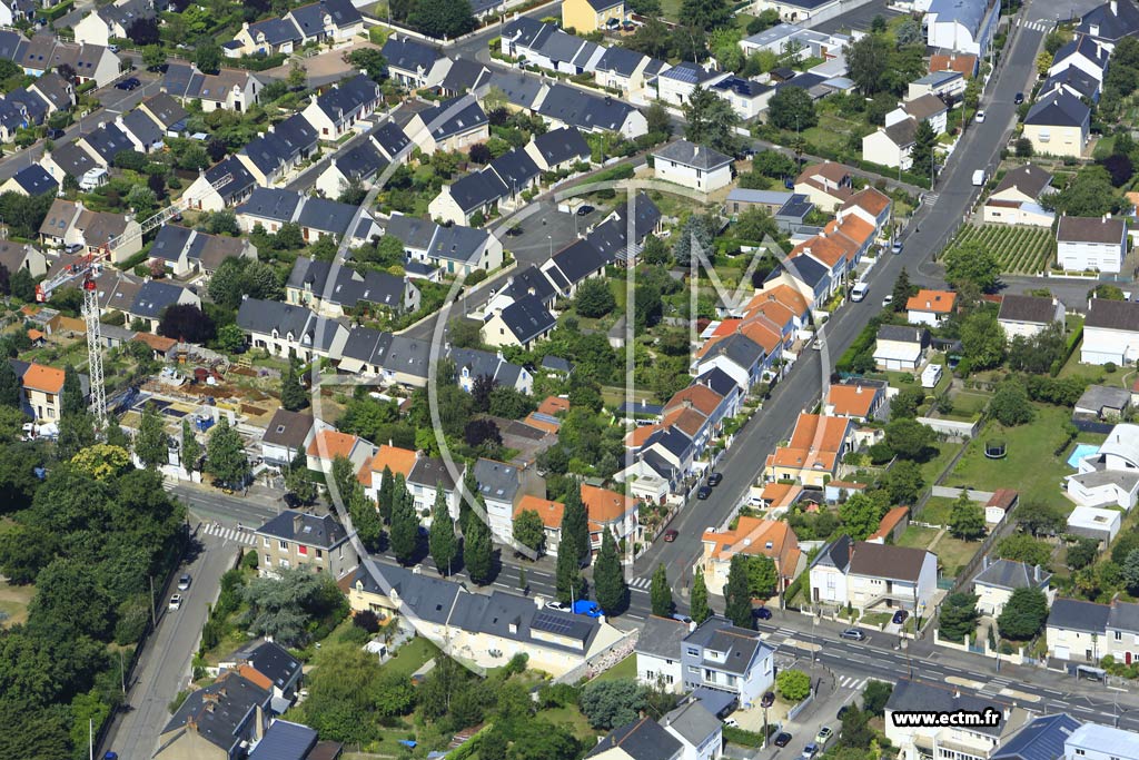 Photo arienne de Nantes (le Landreau)